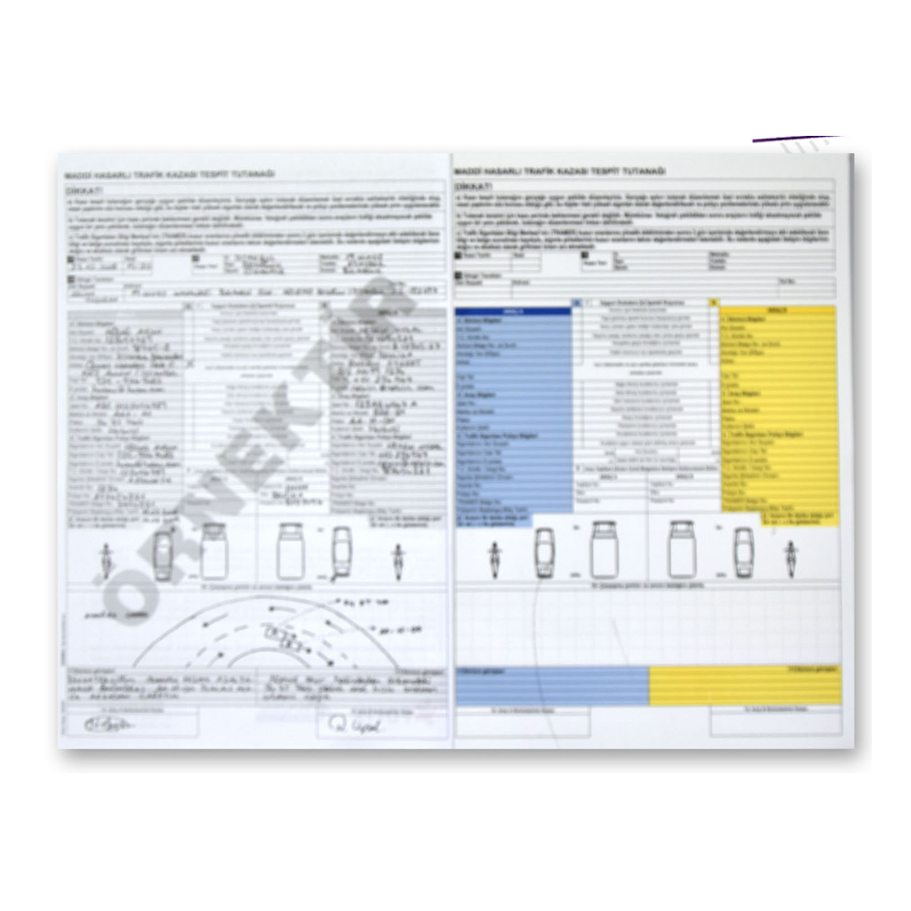 Kaza tespit tutanağı