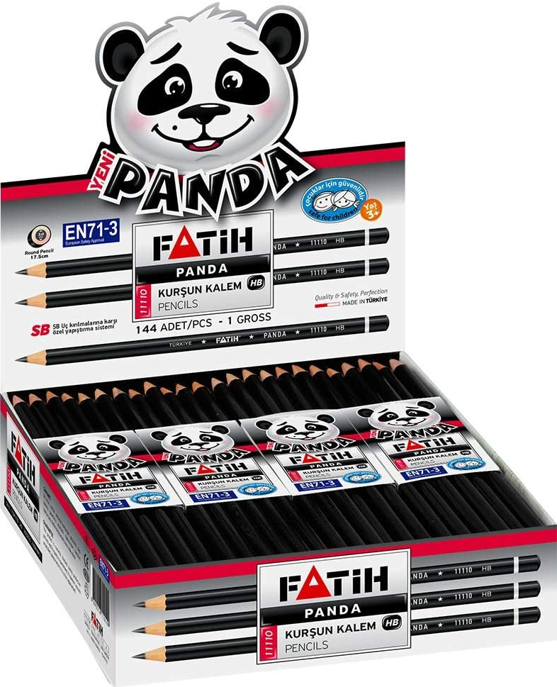 FATİH PANDA KURŞUN KALEM 144'lü