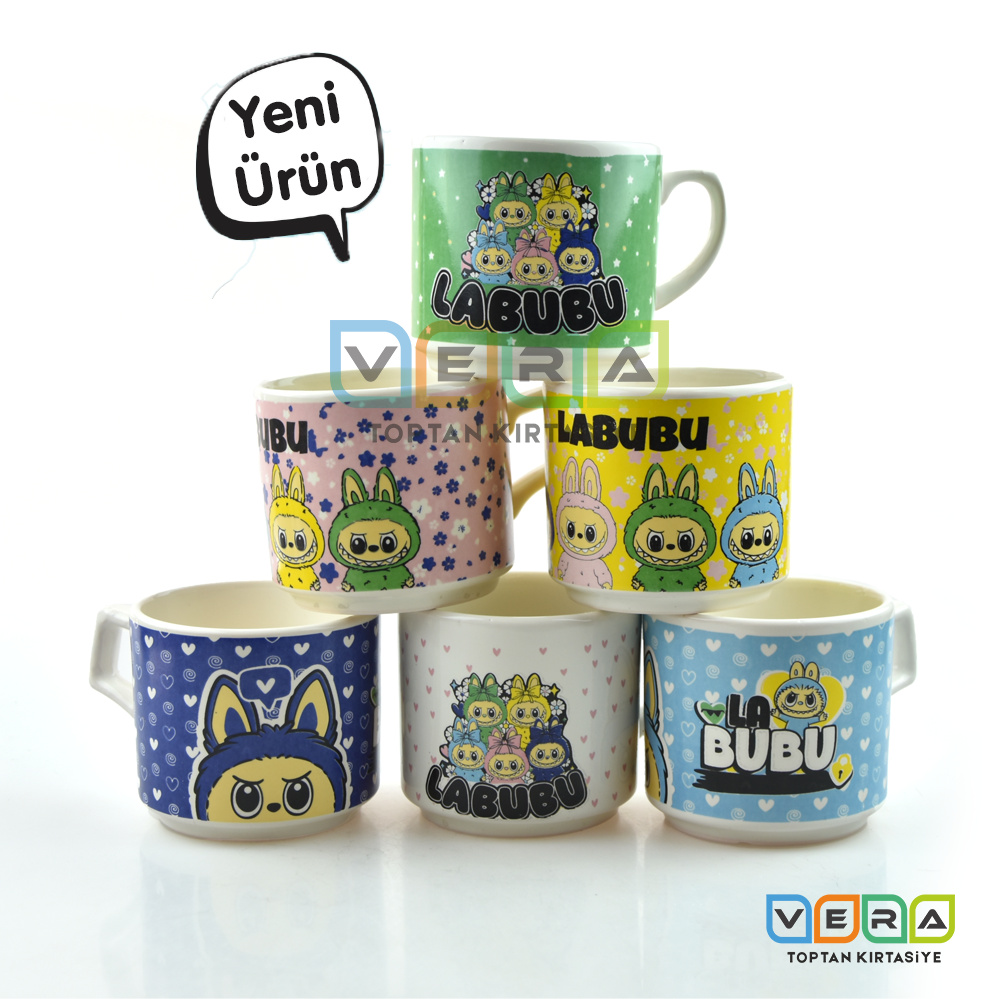 Labubu Kutulu Porselen Kupa