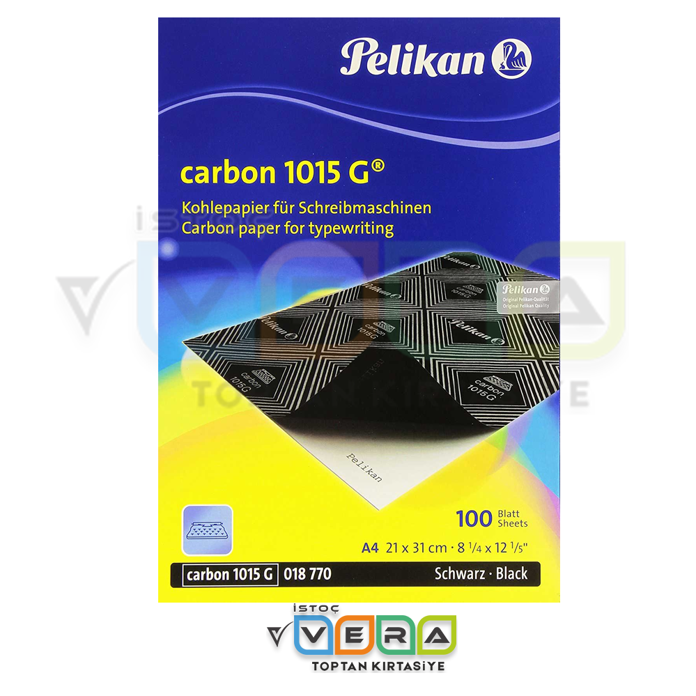 Pelikan 1015G 100 LÜ SİYAH KARBON KAĞIDI
