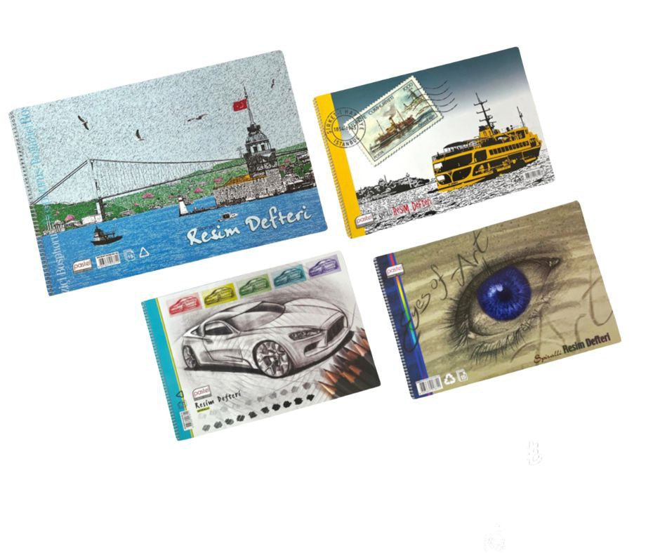 KARTON KPK. RESİM DEFTERİ 25*35 SPİRALLİ * 12