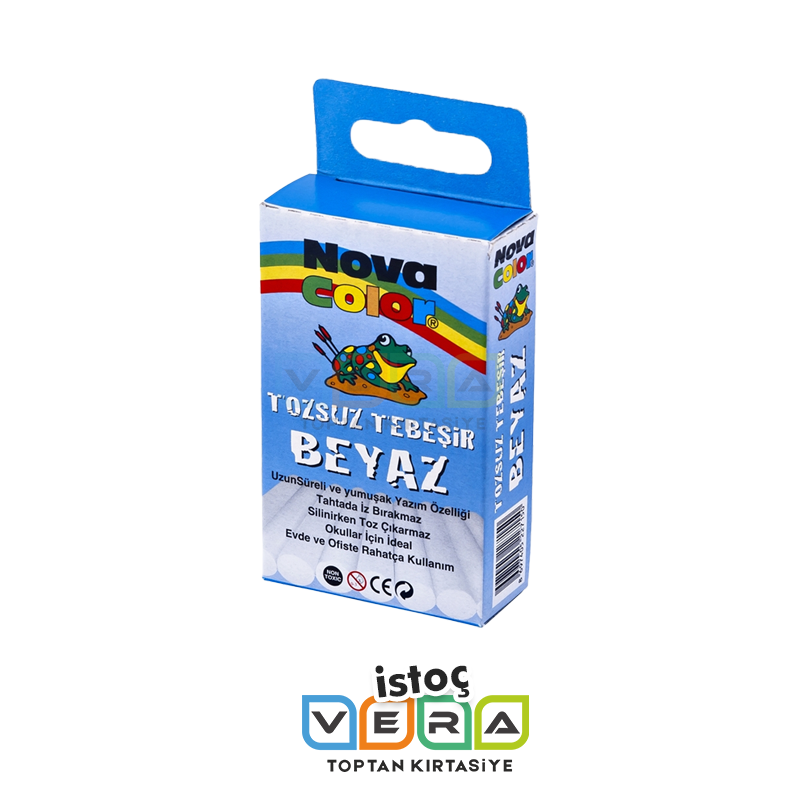 Novacolor Tebeşir 10'lu Beyaz