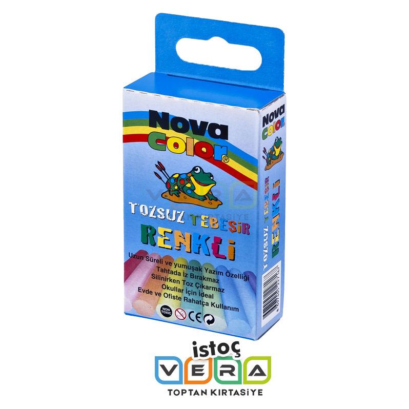 Novacolor Tebeşir 10'lu Renkli