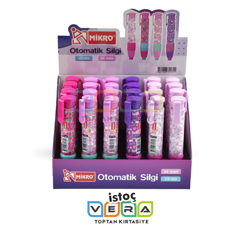 Mikro Kız Model Otomatik Yumurtlayan Silgi