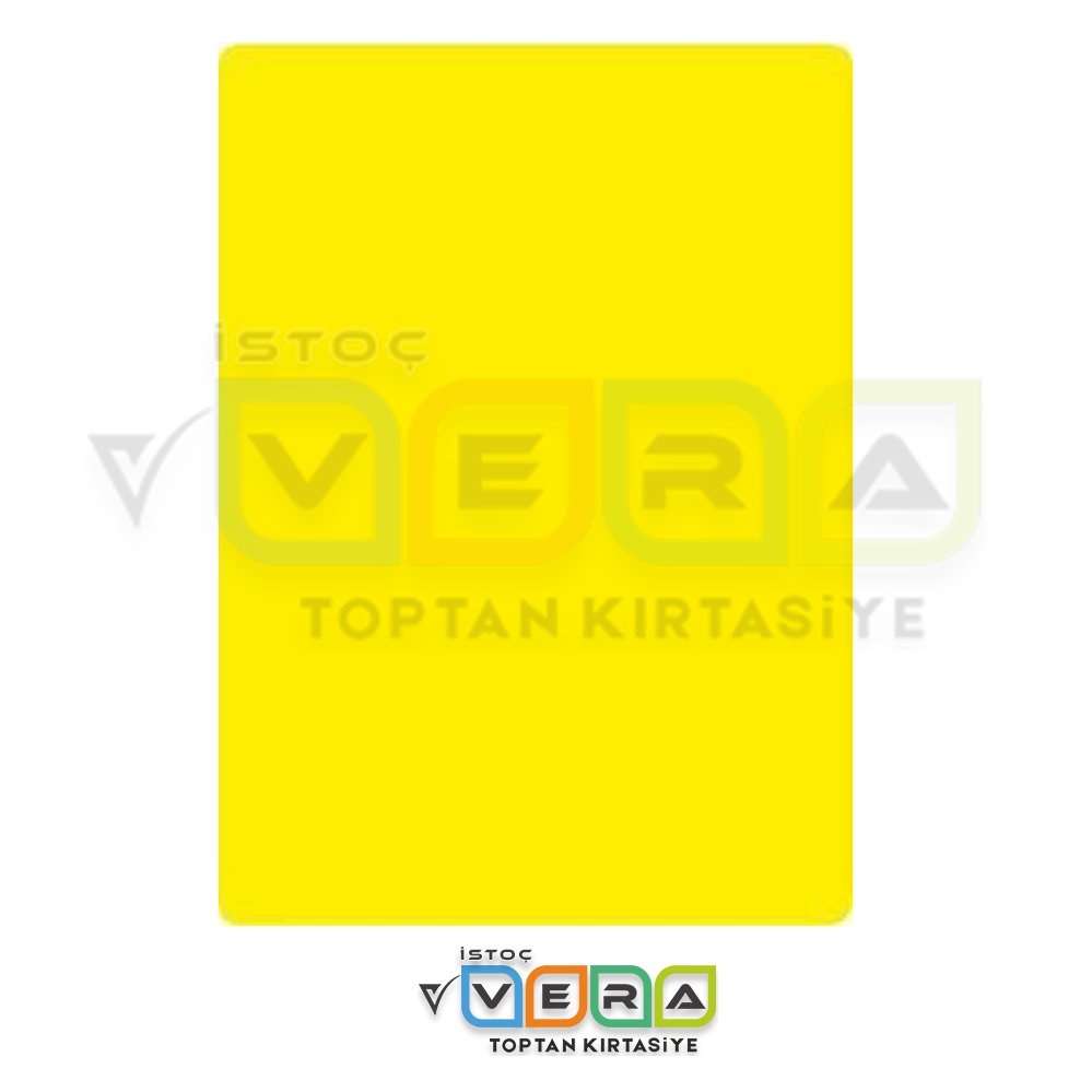 50x70 160 GR 100'lü Hamurundan Boyalı SARI Fon Kartonu