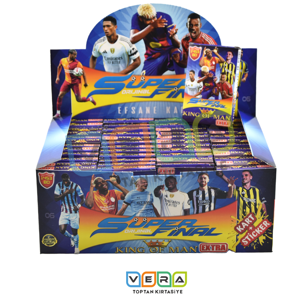 Süper Final 48'li Kutulu Oyuncu Futbolcu Kartları