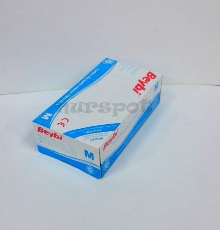 şeffaf eldiven lateks 100 lü