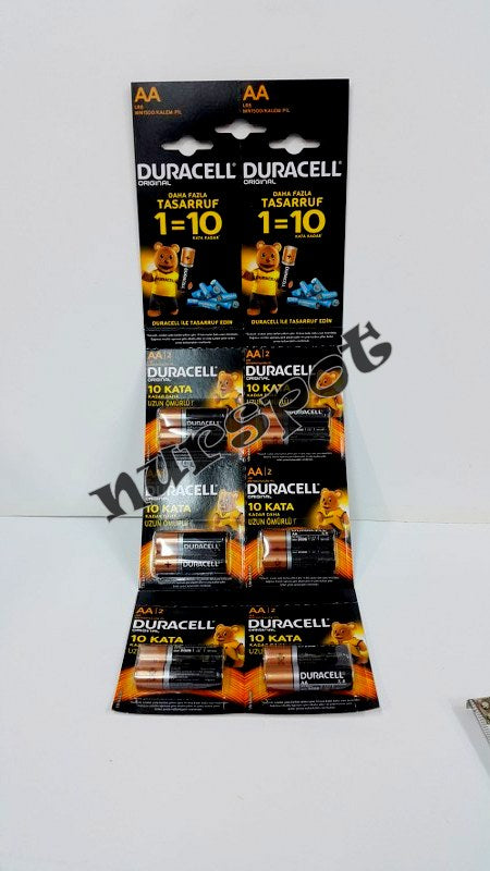 duracell pil 12 li paket AA