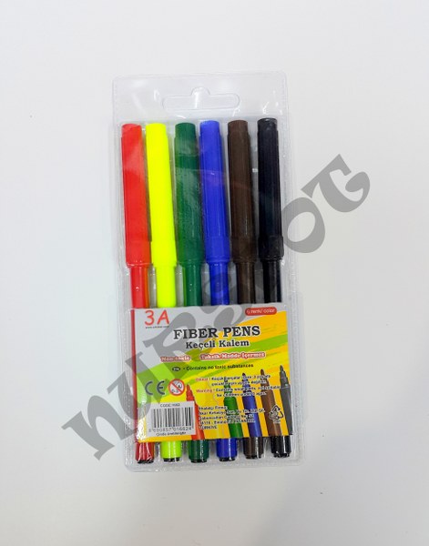 keçeli kalem 6 lı 1662