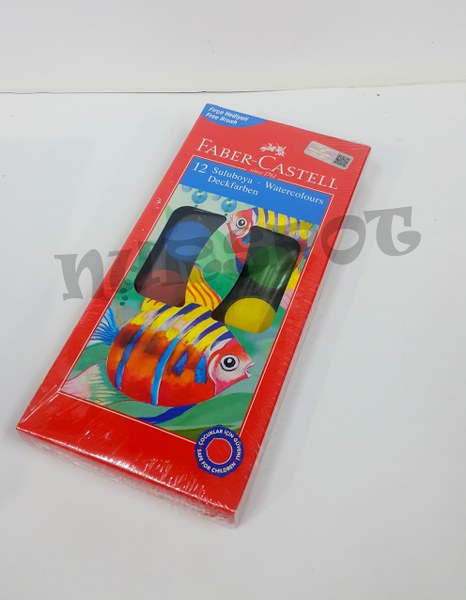 faber sulu boya 12 li