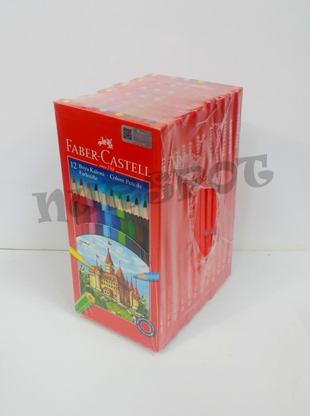 faber kuru boya 12 li uzun
