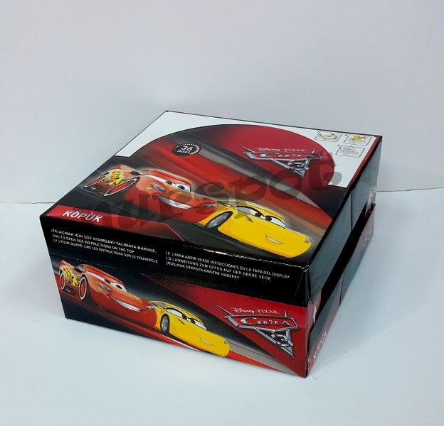 lisanslı baloncuk cars 36 lı
