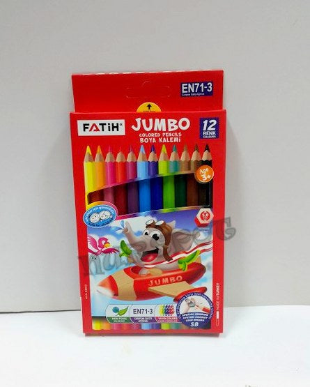 kuru boya kalemi jumbo 12 li uzun
