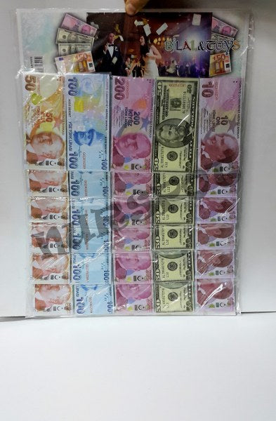 oyuncak sahte para 30 lu
