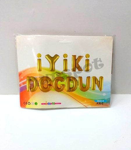 folyo balon iyi ki doğdun takımı