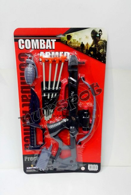 oyuncak oklu ninja dipçikli seti 10 parça zn 2944