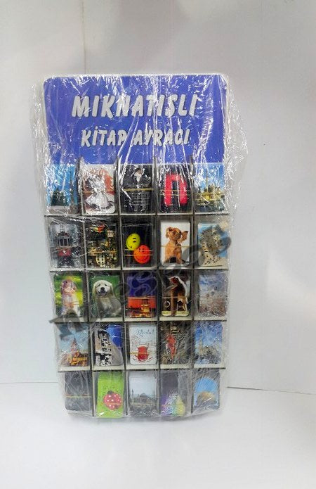 mıknatıslı kitap ayracı standlı
