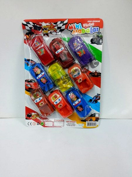oyuncak 9 lu araba seti c-915