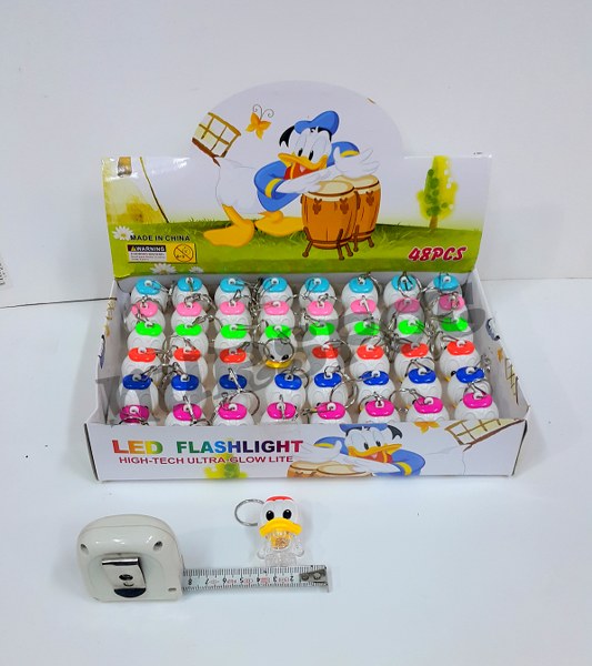 ışıklı anahtarlık ördek model