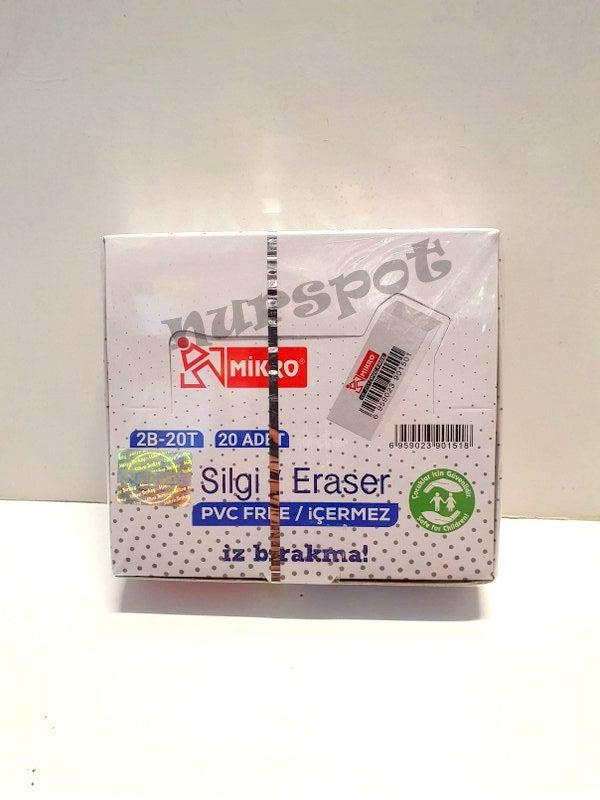 silgi iz bırakmaz 20 li paket 20T