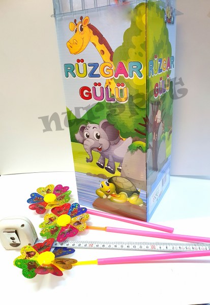 rüzgar gülü mini stant 40 lı