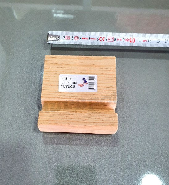 telefon tutucu ahşap stant
