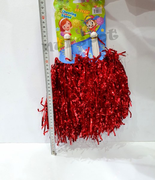 ponpon püskül kırmızı çift 8833