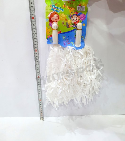 ponpon püskül çift beyaz 8833