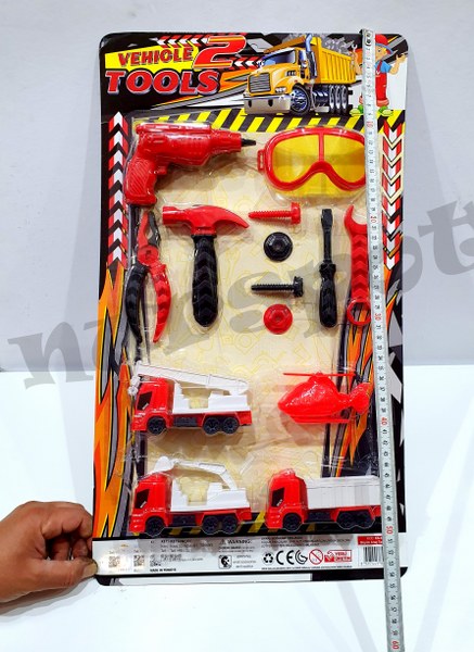 oyuncak tamir seti büyük araç 846