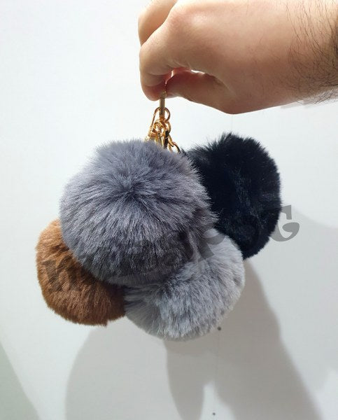 ponpon anahtarlık büyük boy