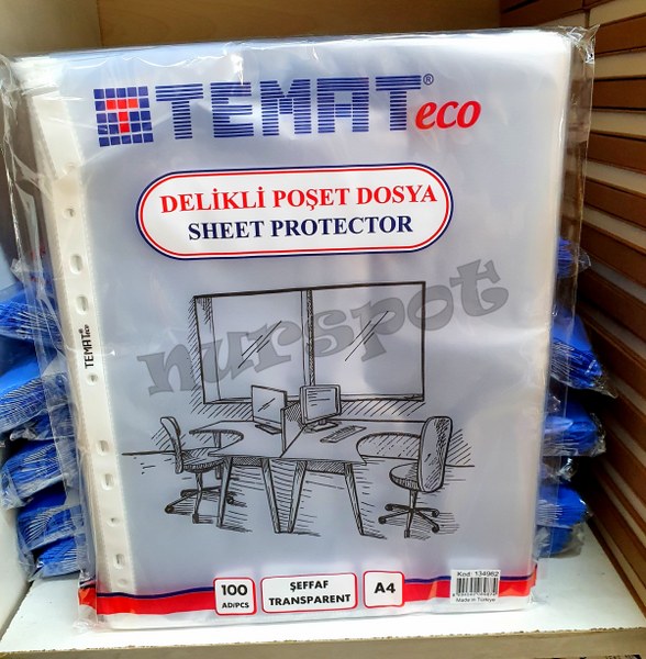 şeffaf dosya paketi 100 lü
