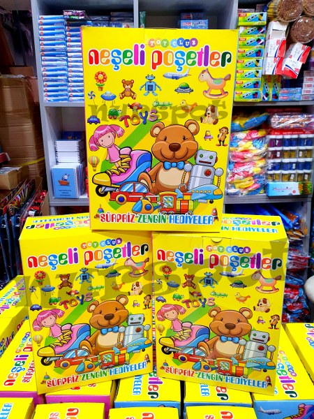 oyuncak süpriz neşeli poşetler 2548