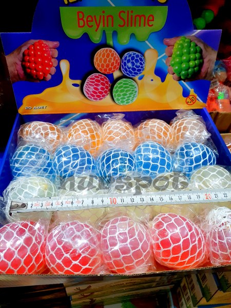 şaka oyuncak sıkmalı slime beyin 9486
