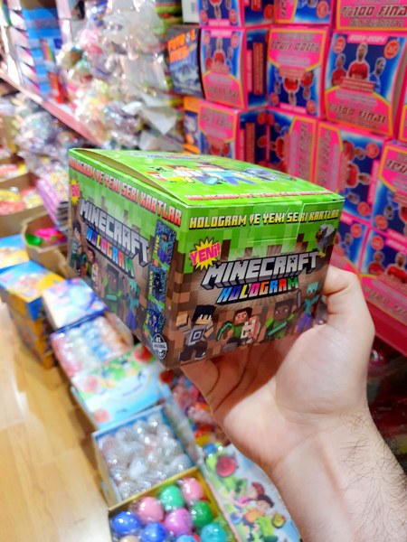 minecraft maykraft oyun kartı kutulu model+ hologramlı