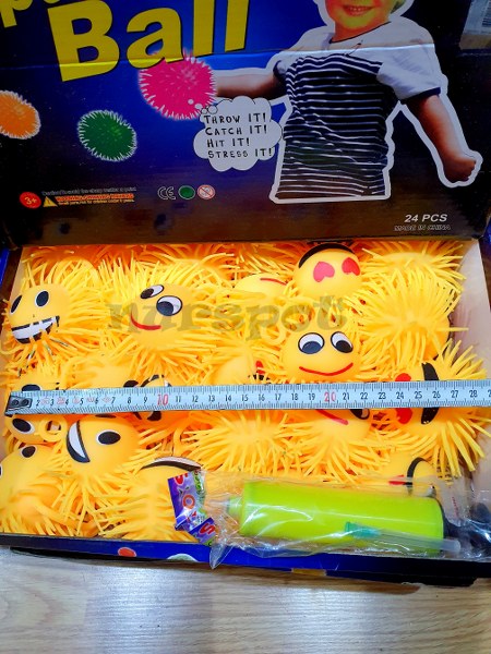 parmağa takılan emoji kirpi ışıklı oyuncak büyük boy 0090