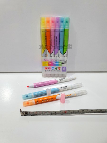 kırtasiye keçeli kalem silgili işaret kalemi 6 lı kaliteli 0909