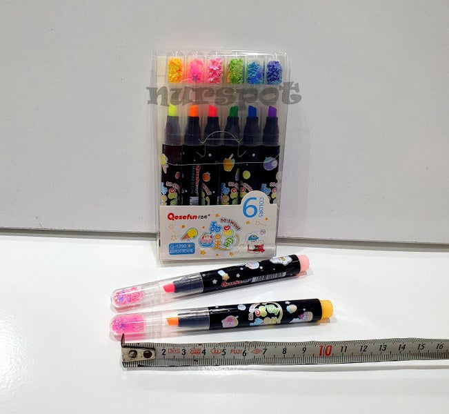 keçeli kalem 6 lı fosforlu kalem pul seti 1290