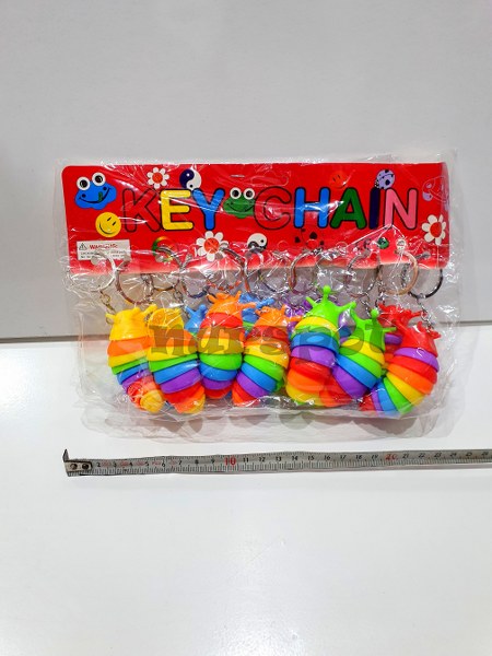 anahtarlık akordiyon gökkuşağı 12 li 0711