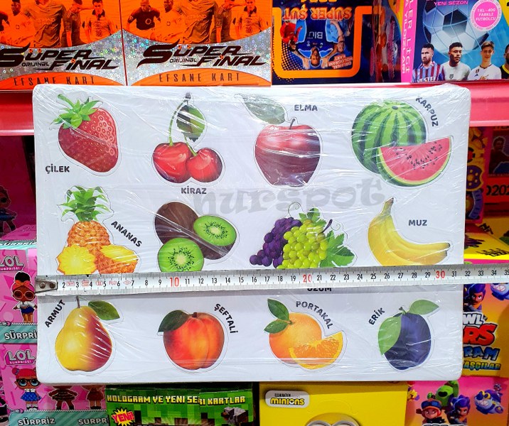 yapboz meyveler serisi eva model