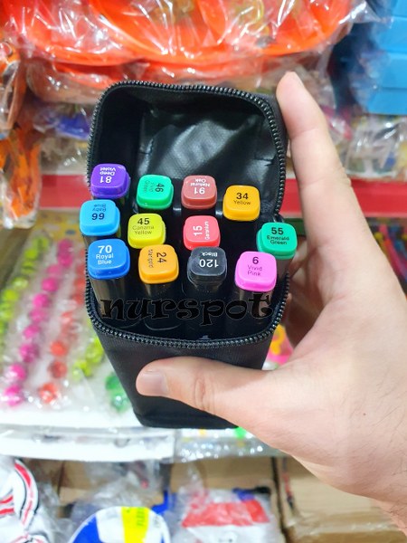 markör keçeli kalem 12 li 0432