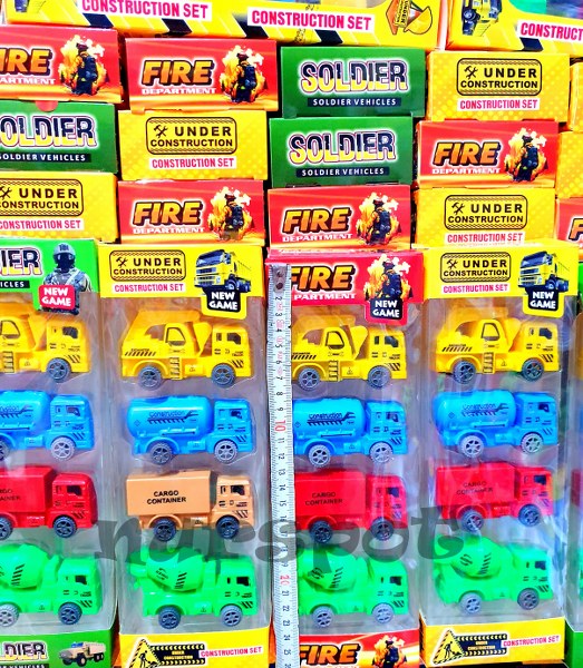 oyuncak çek bırak iş araçları 4 lü set 5340