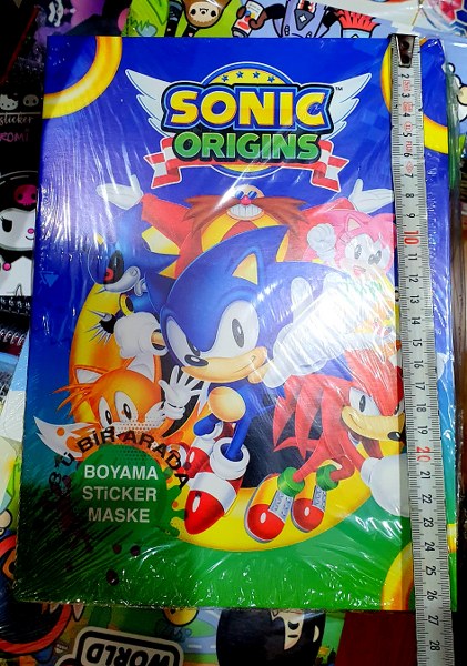 ucuz boyama kitabı stickerli maske seti 3 lü set