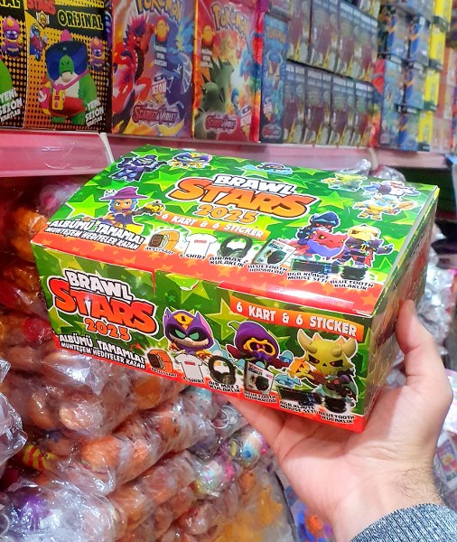 braw star oyun kart sticker seti 48 li 9074