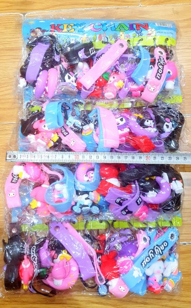 silikon anahtarlık kuromi