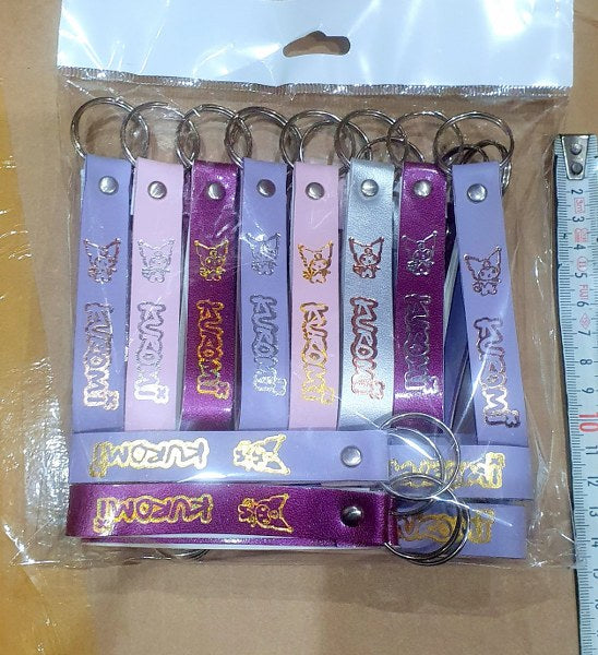 deri anahtarlık kız model