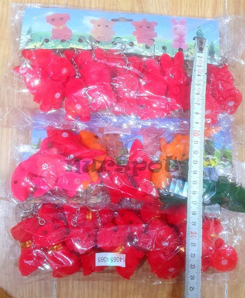 anahtarlık hayvanlar vinilli sesli 14065