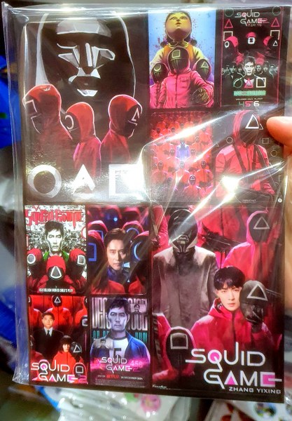 sticker squid game model