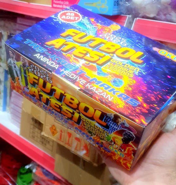 futbolcu kartı futbol ateşi 48 li 2345