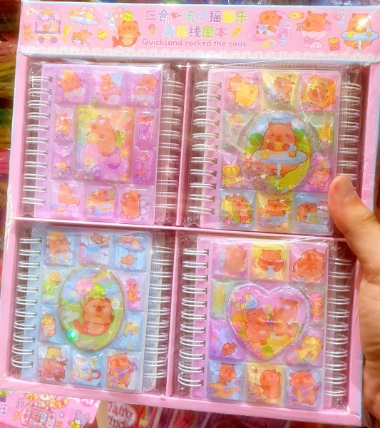 sulu defter sticker capibara 1150