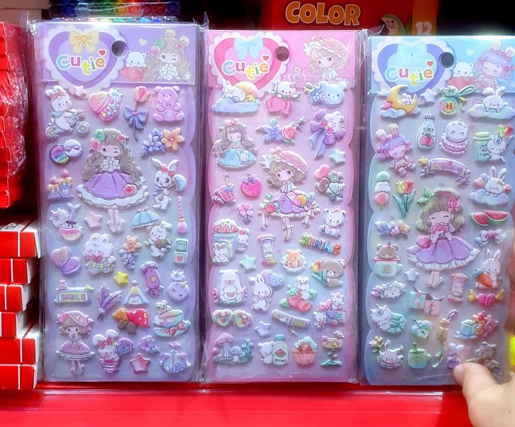 sticker kaliteli kabartmalı lüks 0305